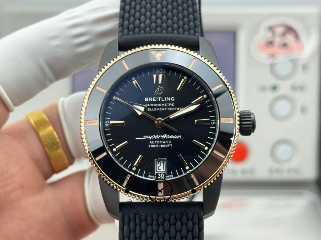 Replica Breitling UB20303A1B1S1 Superocean Heritage B20 DLC-Coated Black Dial - QualitySwissReplica