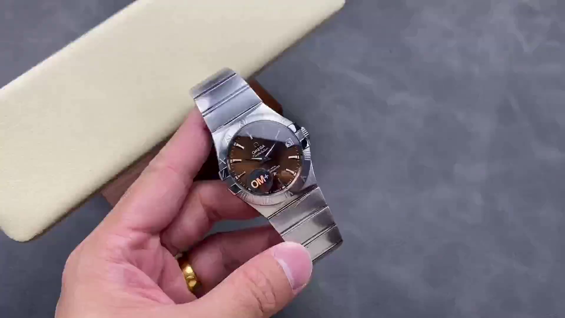 Omega Constellation Automatic Watch 123.10.38.21.10.001 New Replica Brown Dial - QualitySwissReplica