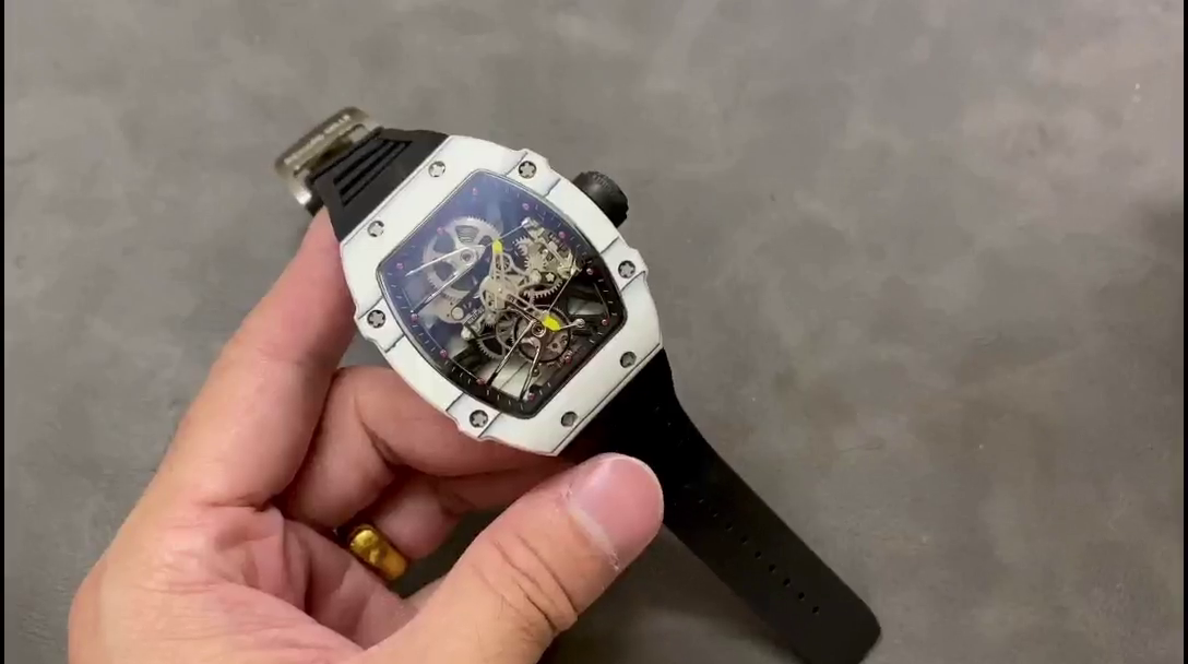 Richard Miller RM 027-02 Tourbillon Rafael Nadal White NTPT - QualitySwissReplica