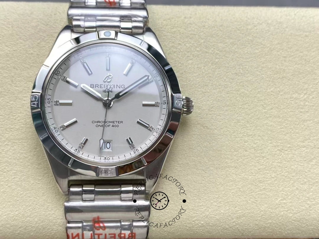 Breitling Chronomat Automatic 36mm Grey Dial A103801A1G1A1 Replica - QualitySwissReplica