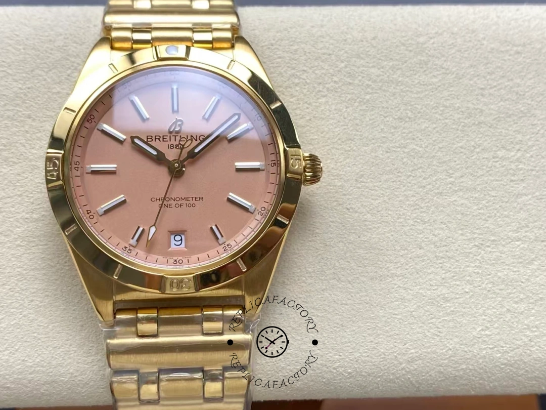 Breitling Chronomat Automatic 36mm K103801A1A1K1 Yellow Gold Replica - QualitySwissReplica