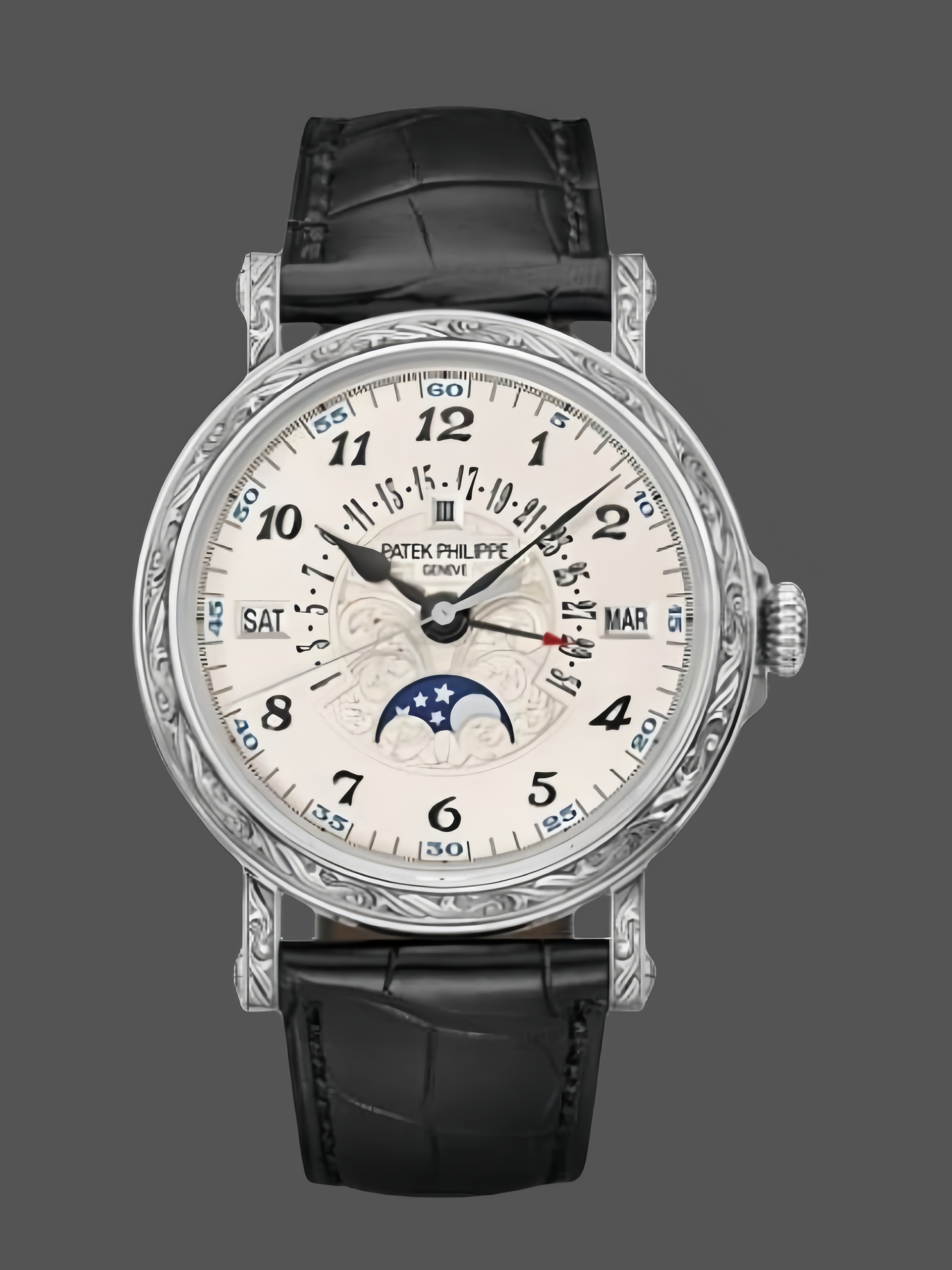 Patek Philippe Grand Complications 5160 500G 001 38mm Unisex Replica Watch - QualitySwissReplica