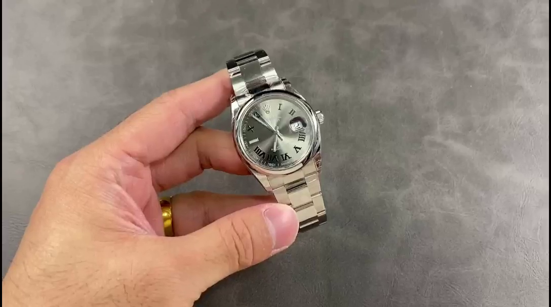 Rolex Datejust 126200 Stainless Steel Grey Wimbledon dial 36MM Unisex Replica Watch - QualitySwissReplica