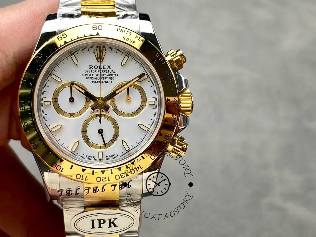 Rolex Two Tone Daytona 126503 White Dial Replica Watch - QualitySwissReplica