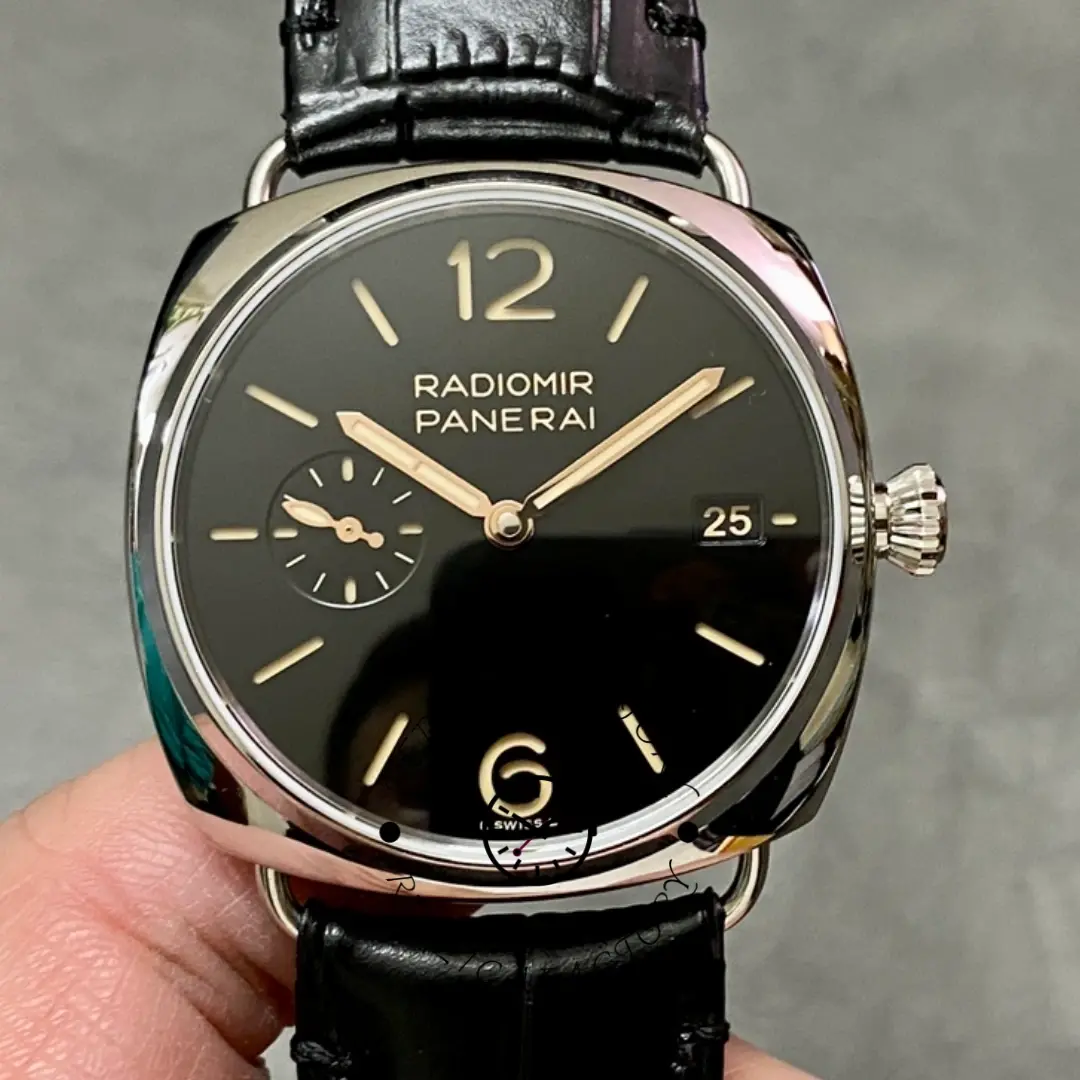 Panerai PAM01294 Radiomir Quaranta Stainless Steel 40 Replica Grey Dial Strap - QualitySwissReplica