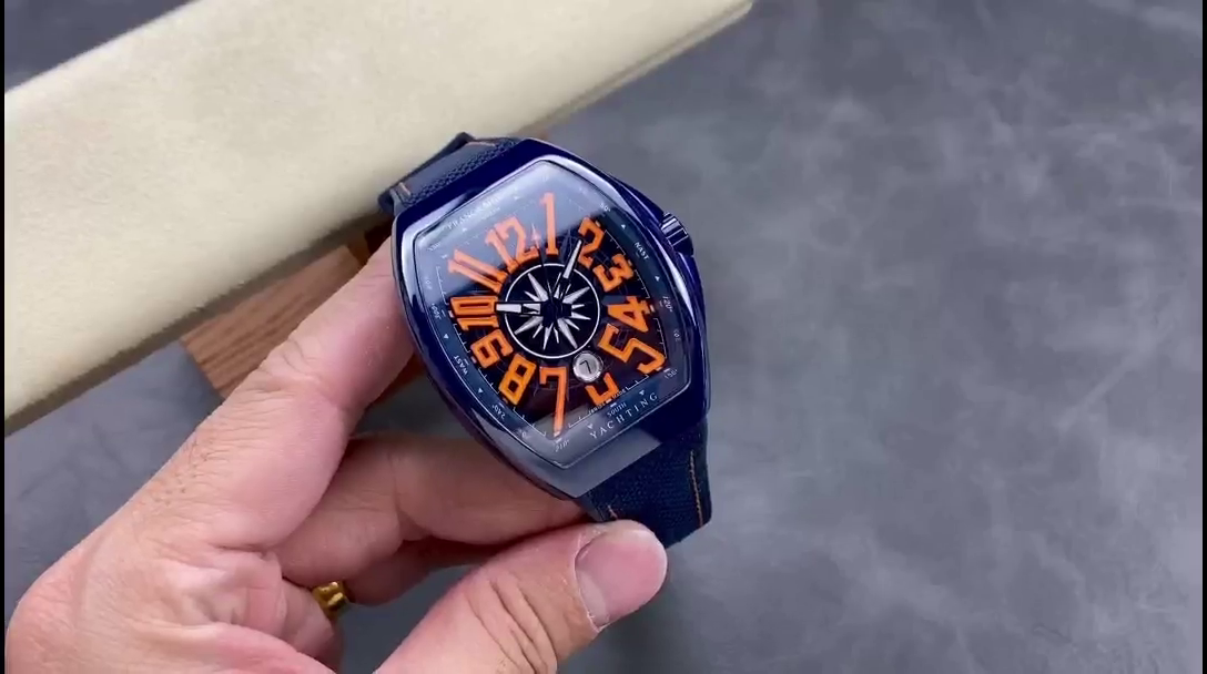 Franck Muller Framulan V45 Ceramic Yacht Model Orange 45mm - QualitySwissReplica