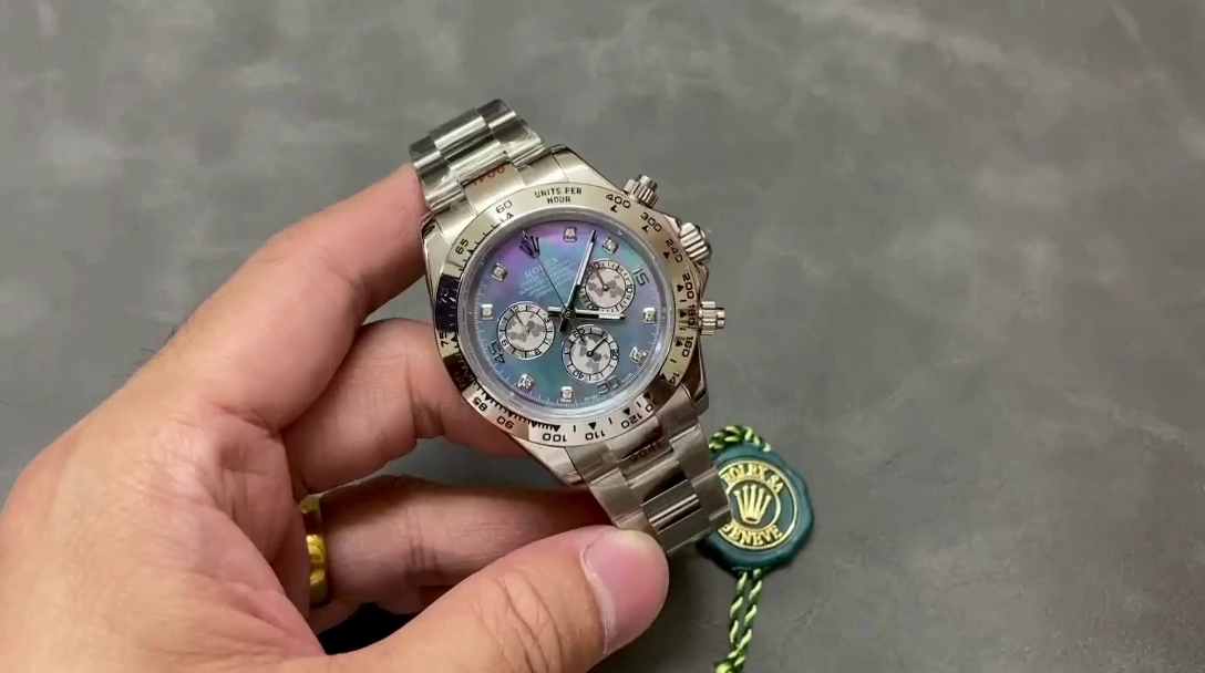 Rolex Cosmograph Daytona 116509 Diamond Markings 40MM Mens Replica Watch - QualitySwissReplica