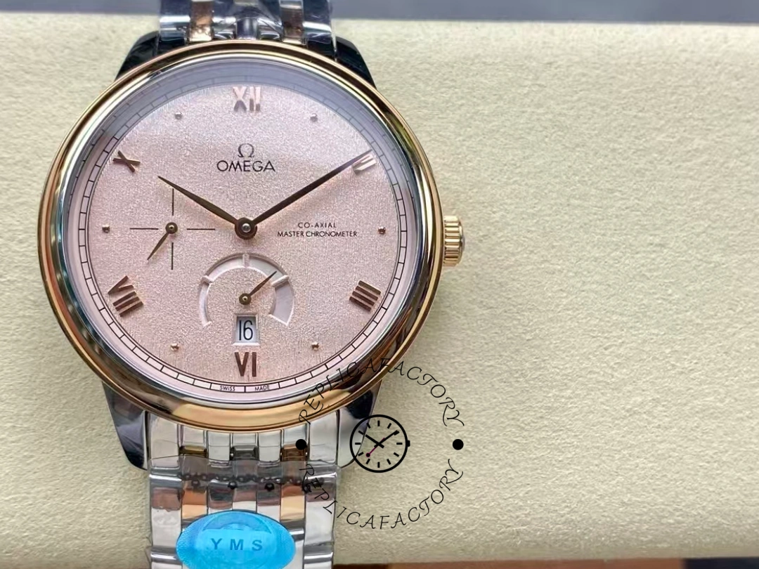 Omega De Ville Prestige 41mm Linen Dial 434.20.41.21.09.001 Clone - QualitySwissReplica
