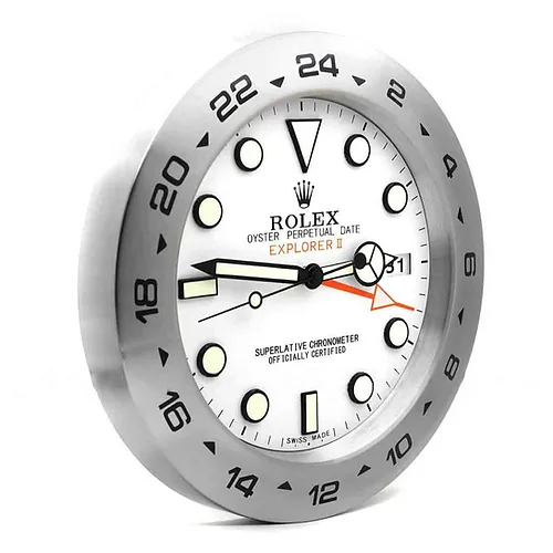 Rolex Explorer White dial Wall Clock - QualitySwissReplica