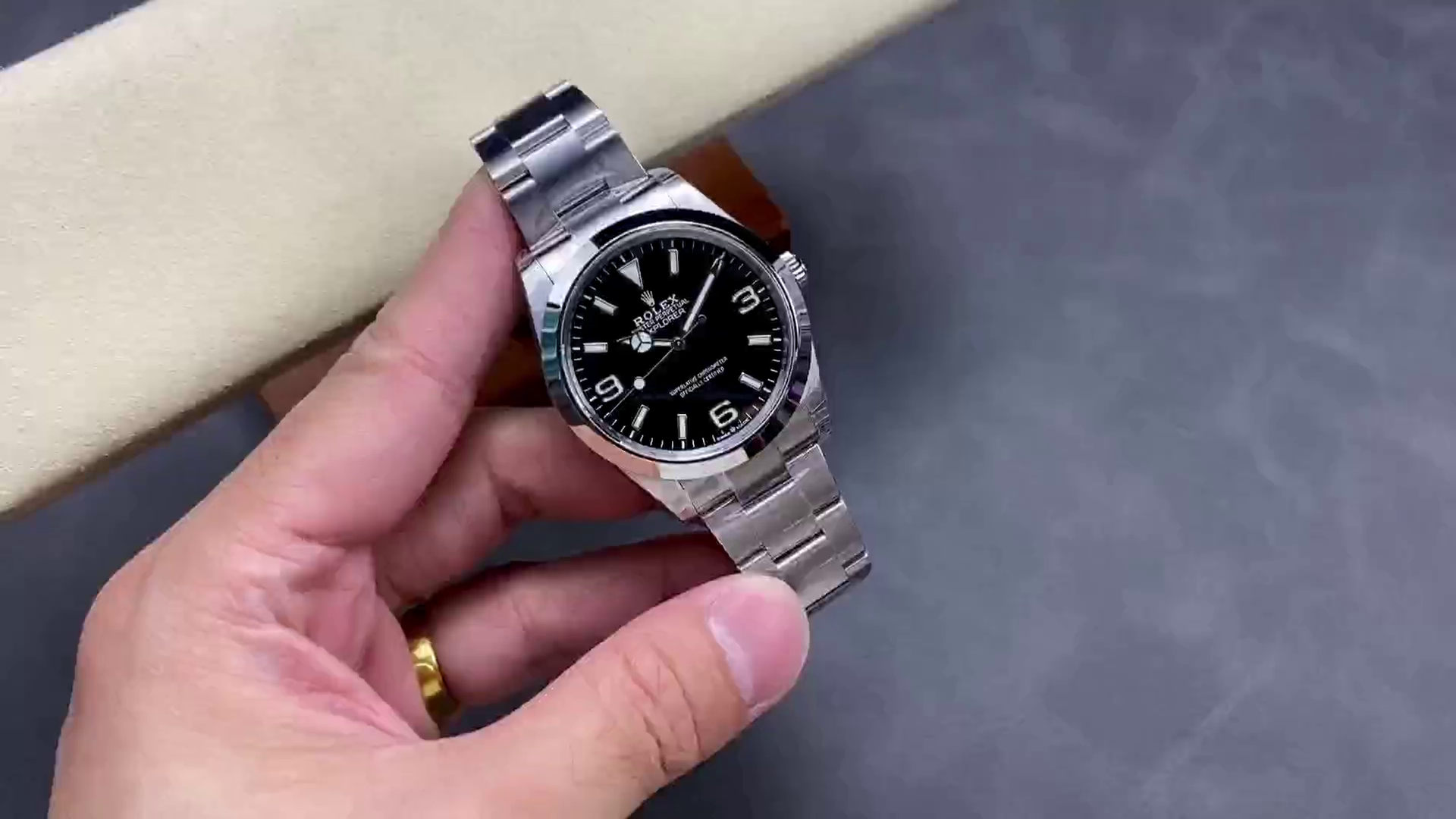 Rolex Explorer SRL156 14270 Stainless Steel Black Dial 36MM Mens Replica Watch - QualitySwissReplica