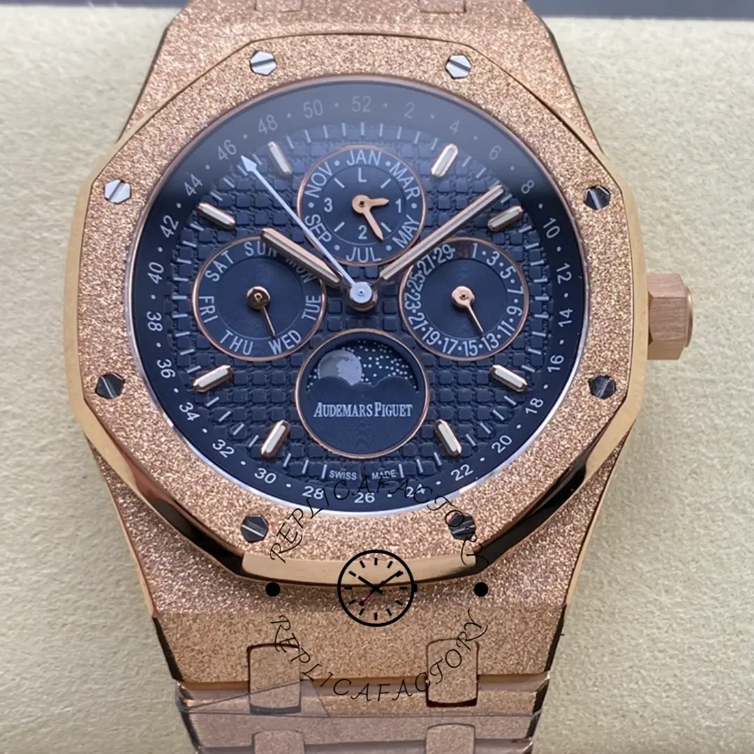 AP Royal Oak 26574OR.OO.1220OR.03 Perpetual Calendar 1:1 Clone 41 Blue Dial - QualitySwissReplica