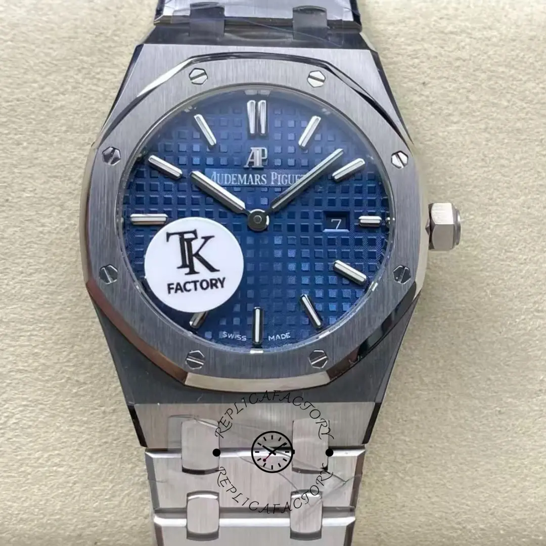 AP Royal Oak 41 Blue Dial 15500ST.OO.1220ST.01 Replica Automatic - QualitySwissReplica