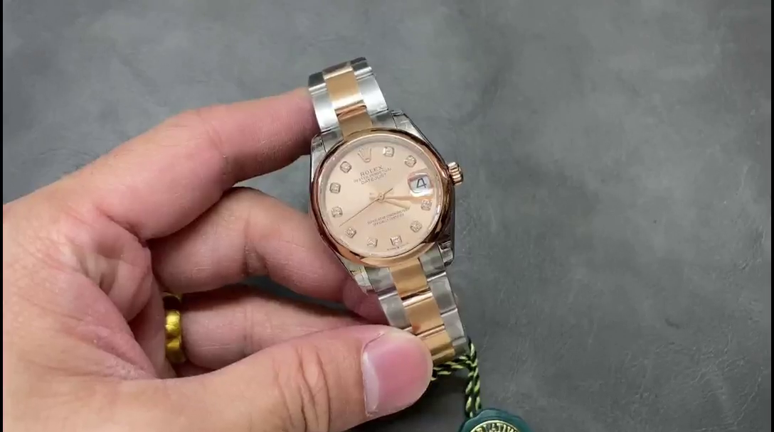 Rolex Datejust 31 Everose Gold Rose Diamond Dial M278241 0023 Women's Watch - QualitySwissReplica