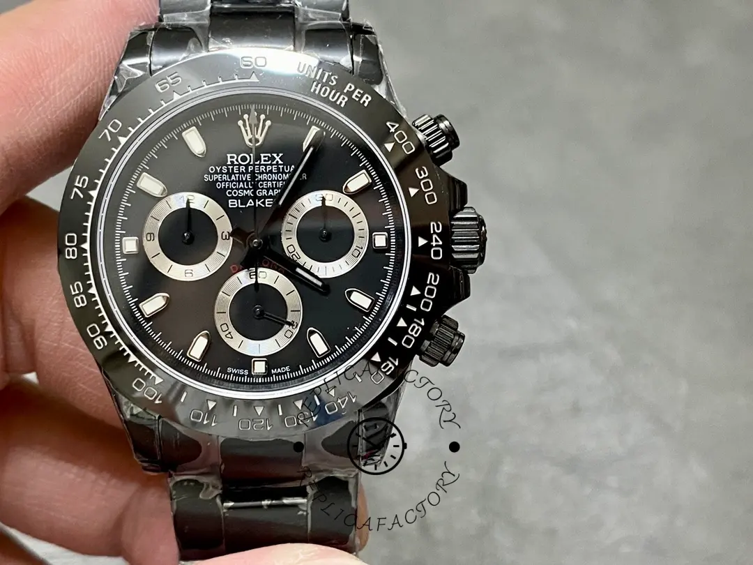 Rolex Cosmograph Daytona 116500LN Carbon Black Coated Limited Edition Watch - QualitySwissReplica