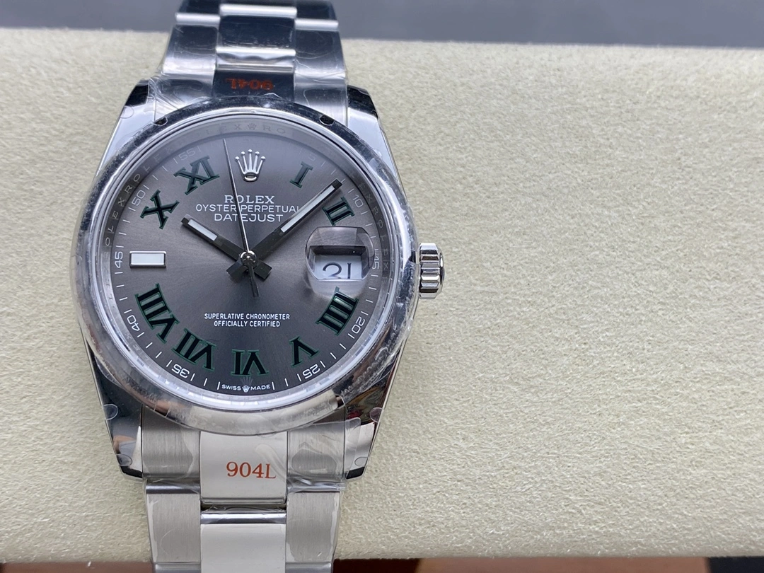 Rolex Datejust 36 Wimbledon Dial Midsize M126234 0046 Luxury Unisex Watch - QualitySwissReplica
