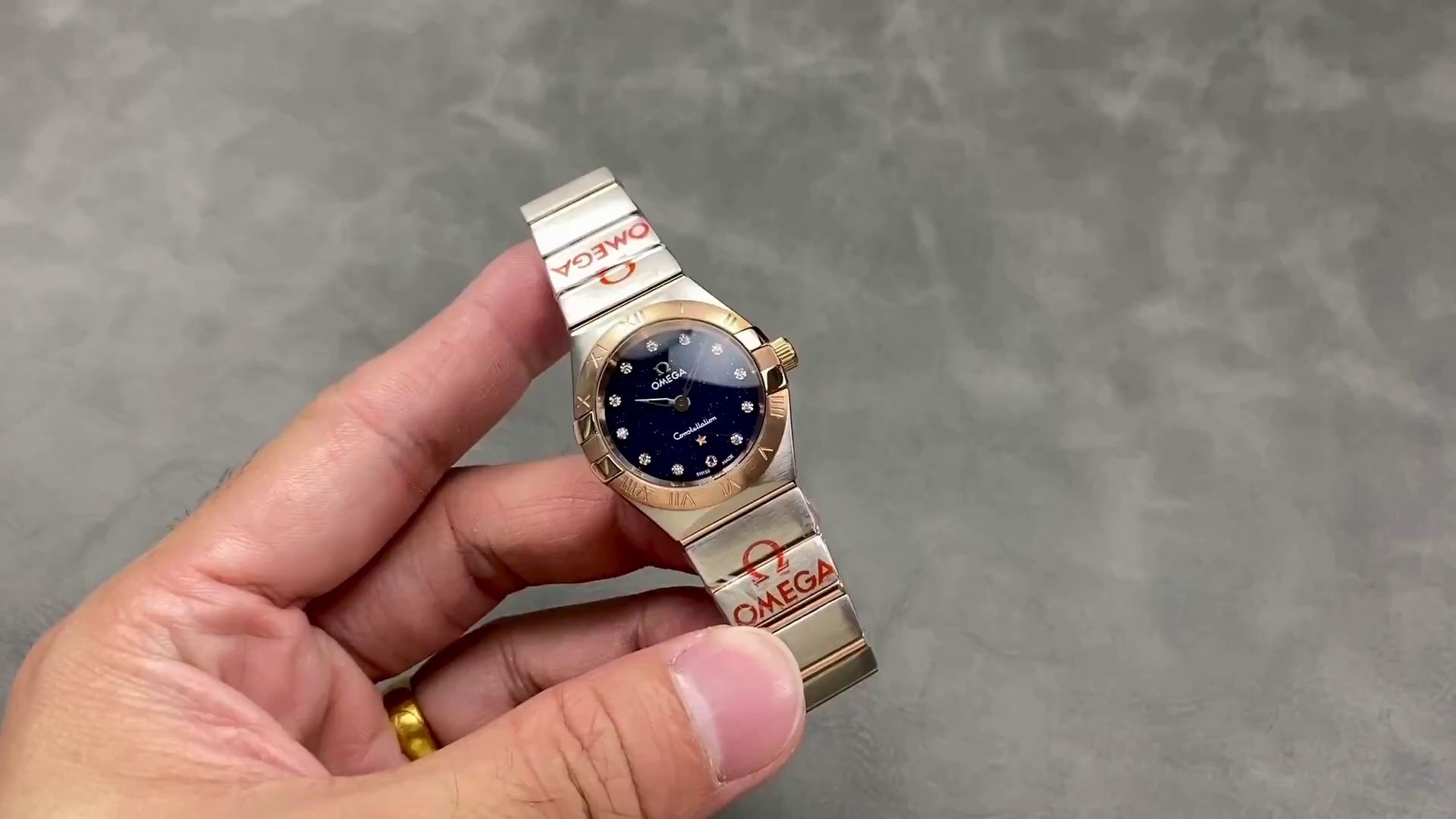Omega Constellation Quartz Two Tone Steel Strap 131.20.25.60.53.002 Replica - QualitySwissReplica