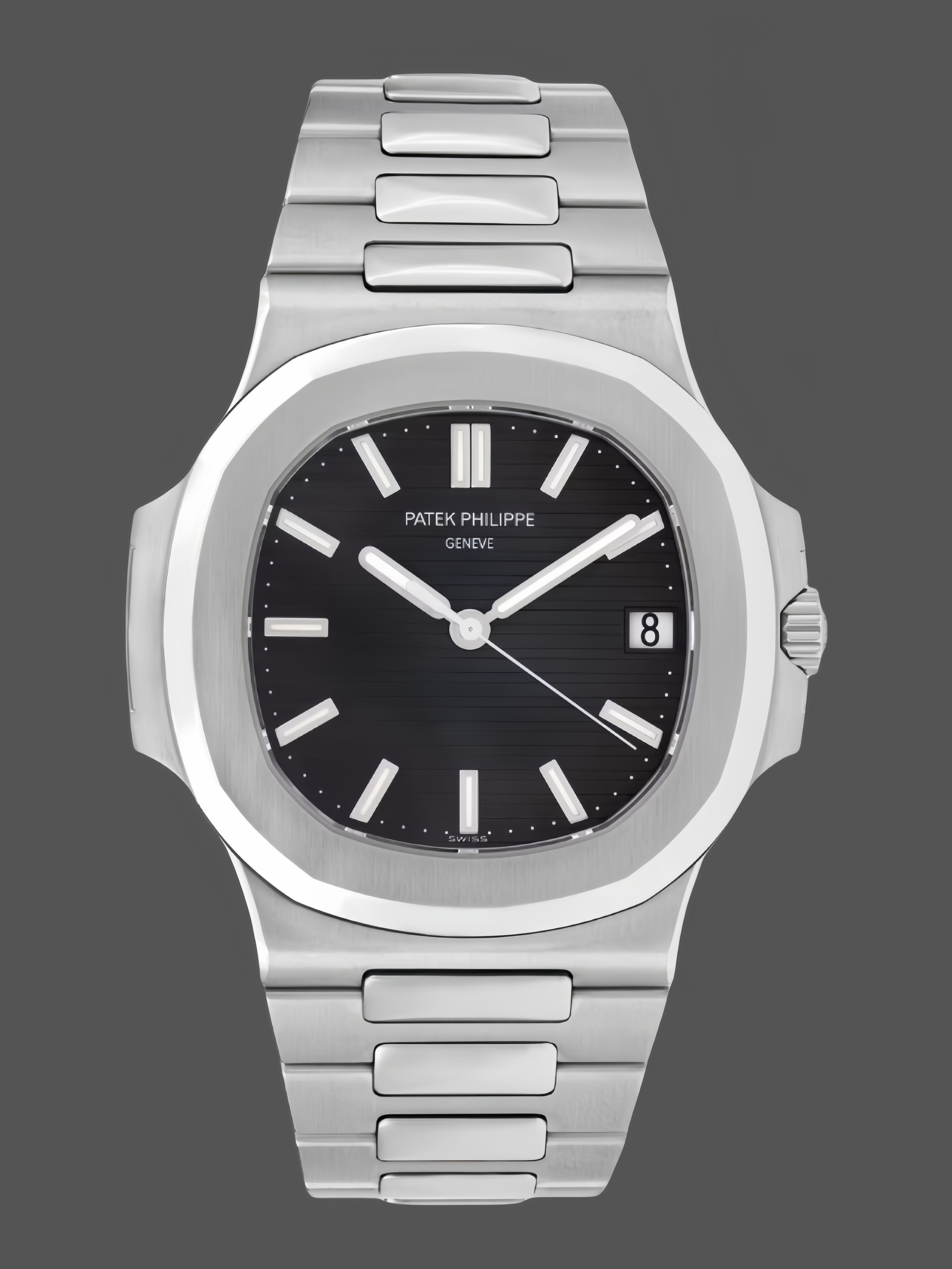 Replica Patek Philippe Nautilus 5711 1A Black Dial 40mm Mens Watch - QualitySwissReplica