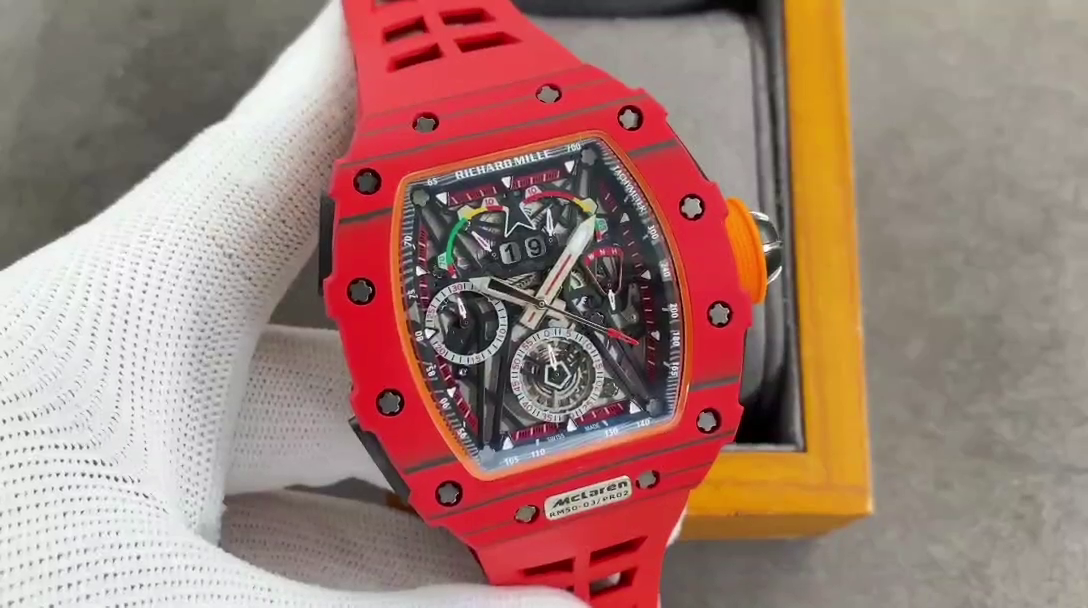 Richard Mille RM 50-04 Tourbillon Split-Seconds Chronograph Kimi Raikkonen Red - QualitySwissReplica