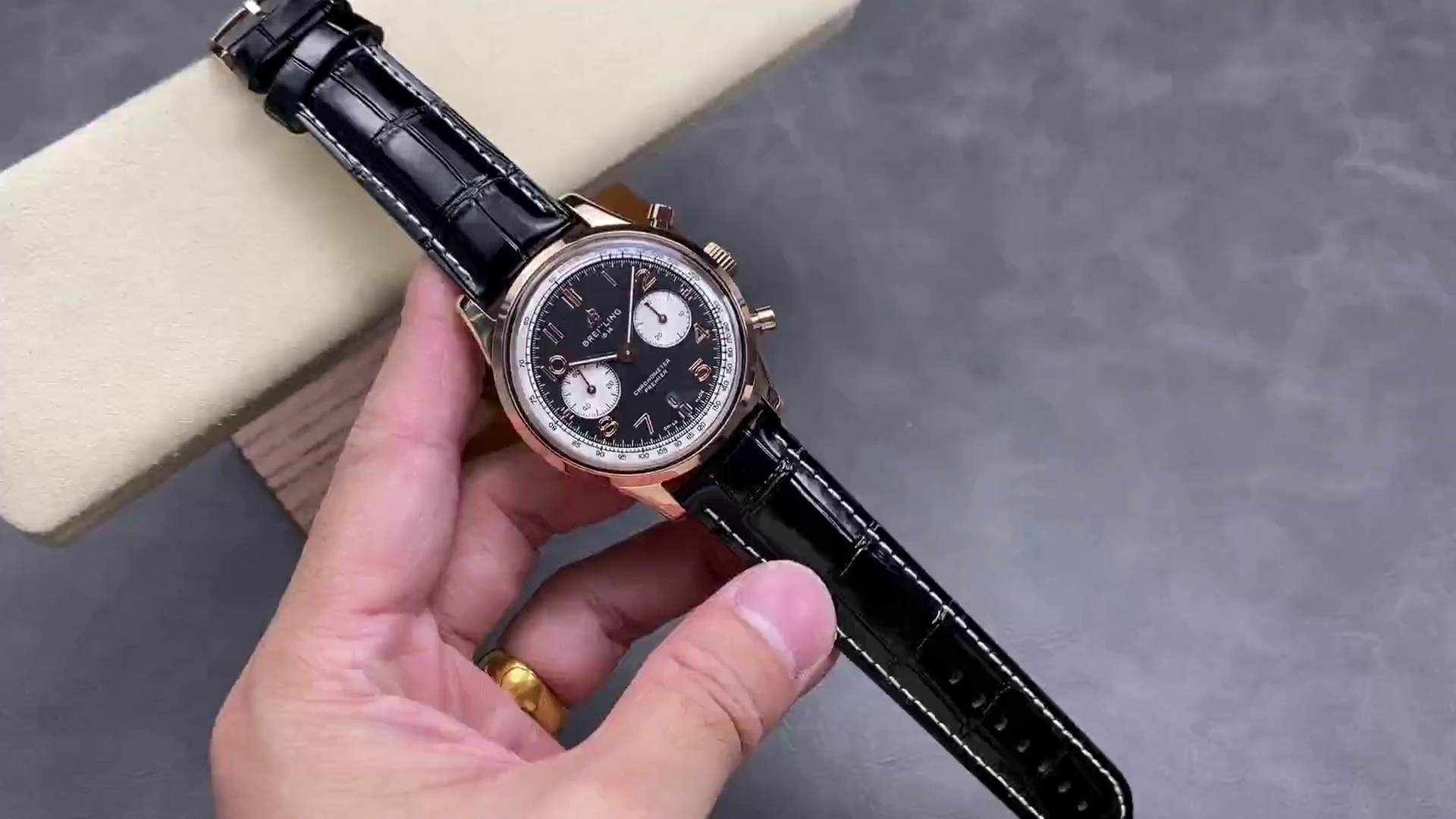 Breitling Premier B01 Rose Gold AB0118A21B1X1 Replica - QualitySwissReplica