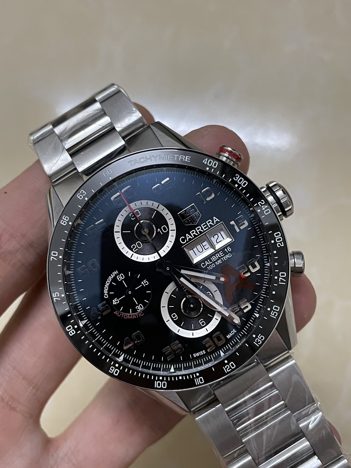 TAG Heuer Carrera Calibre 16 Day Date CBN2A1AA.BA0643 Automatic 43mm - QualitySwissReplica