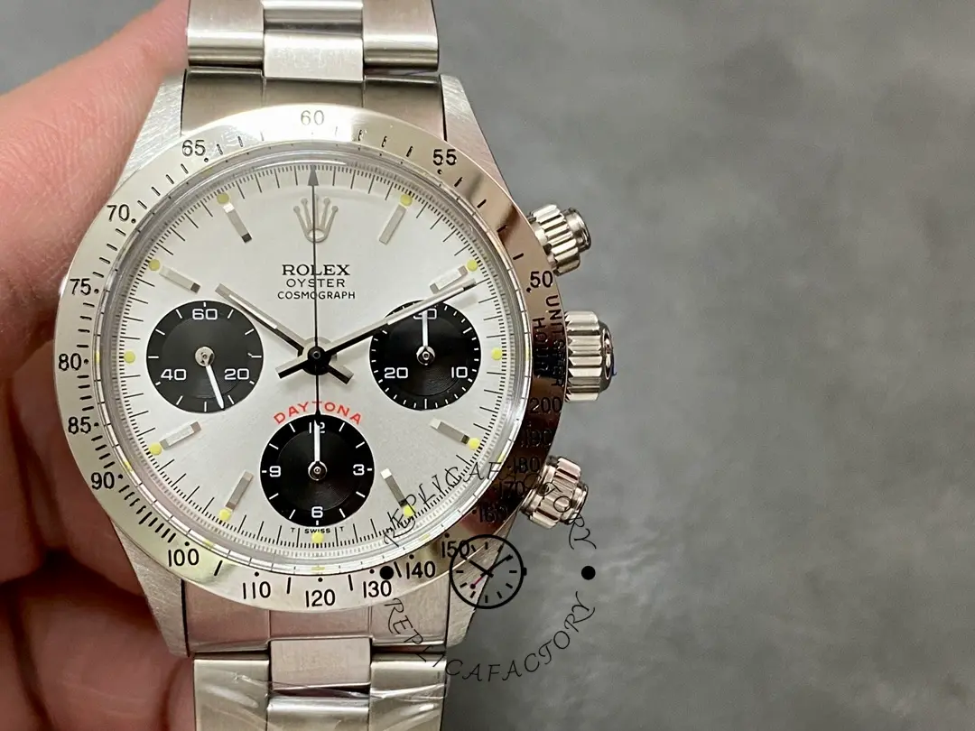 Rolex Daytona 6239 Stainless steel bi-color black and silver LIMITED - QualitySwissReplica