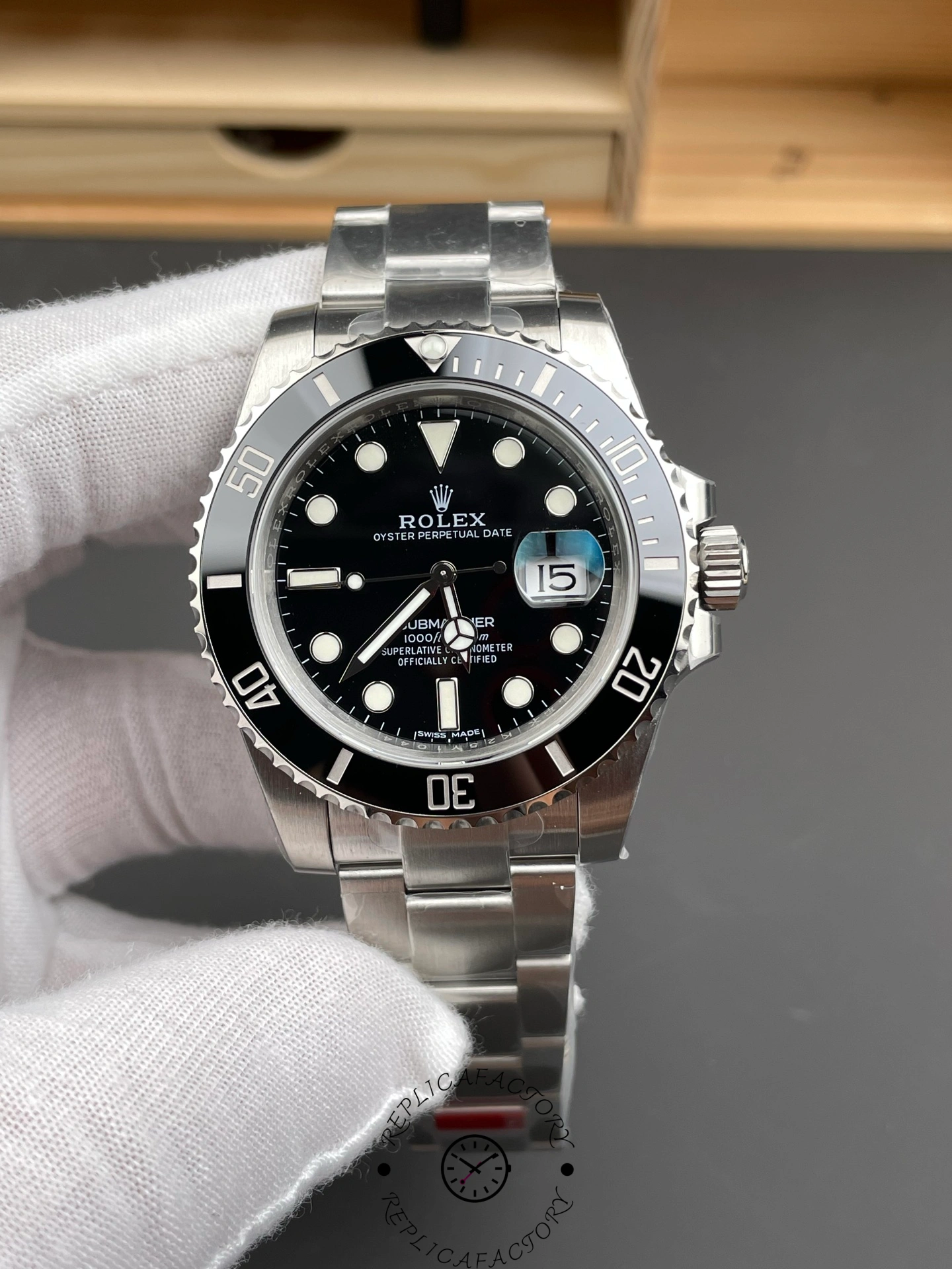 Rolex Submariner 126610LN 0001 Stainless steel Black Dial 41mm Mens Replica Watch - QualitySwissReplica