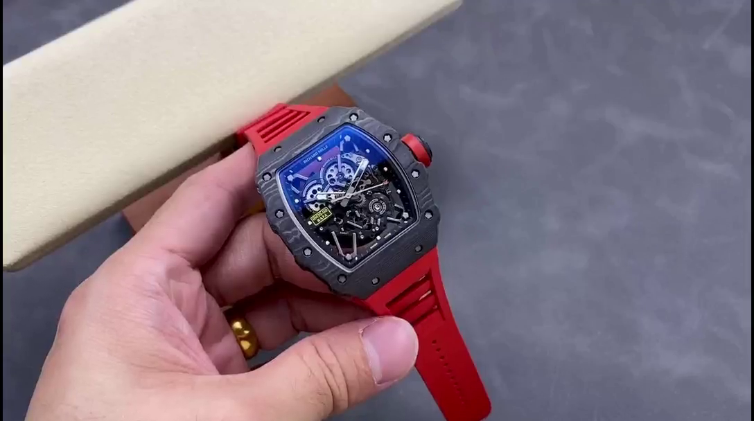 Richard Mille Black Carbon NTPT Automatic Rafael Nadal RM35-02 - QualitySwissReplica