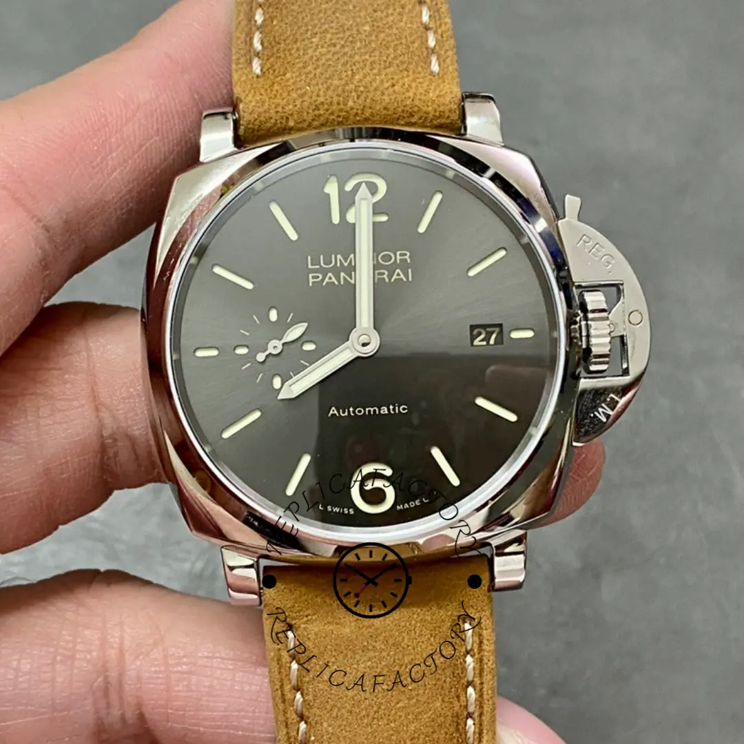 Panerai PAM00904 Luminor Due 1:1 Clone 3 Days Date 42mm Gray Dial - QualitySwissReplica