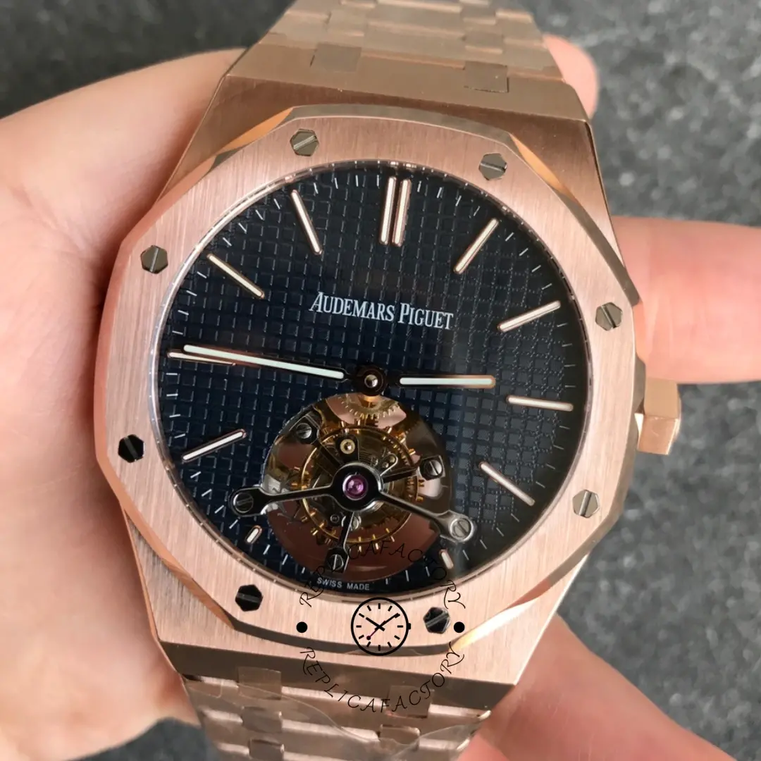 AP Royal Oak 26510OR.OO.1220OR.01 Tourbillon Extra-Thin 1:1 Clone Blue Dial - QualitySwissReplica