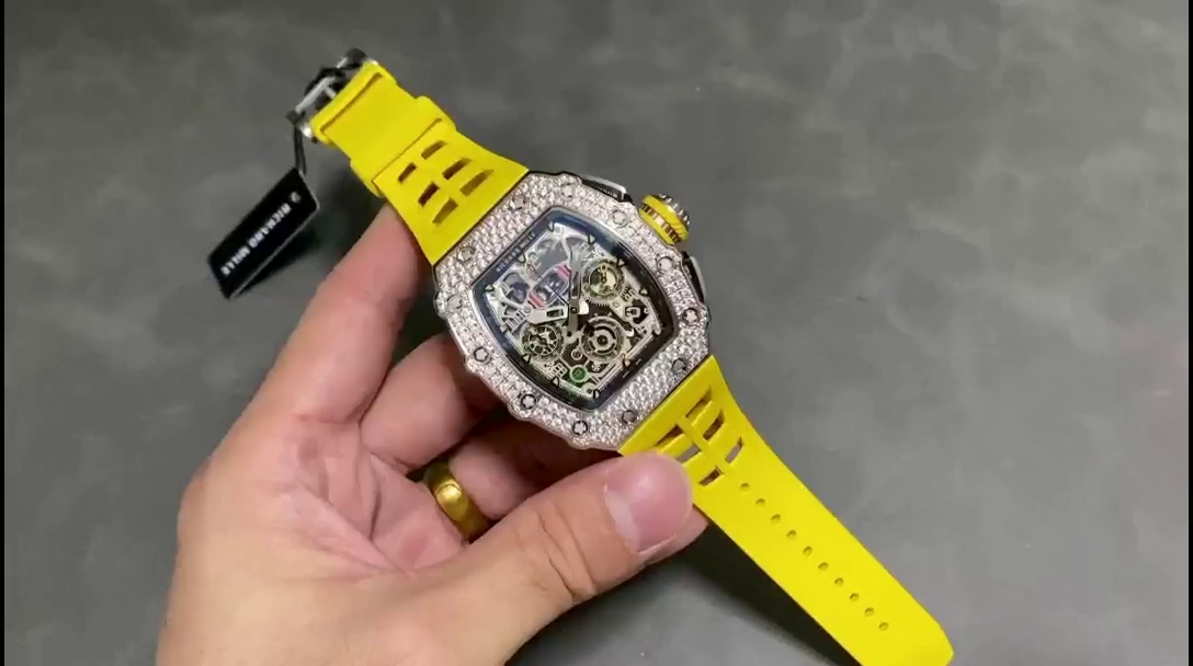 Richard Mille RM 011 03 Stainless Steel & 18K Gold Diamond Bezel - QualitySwissReplica