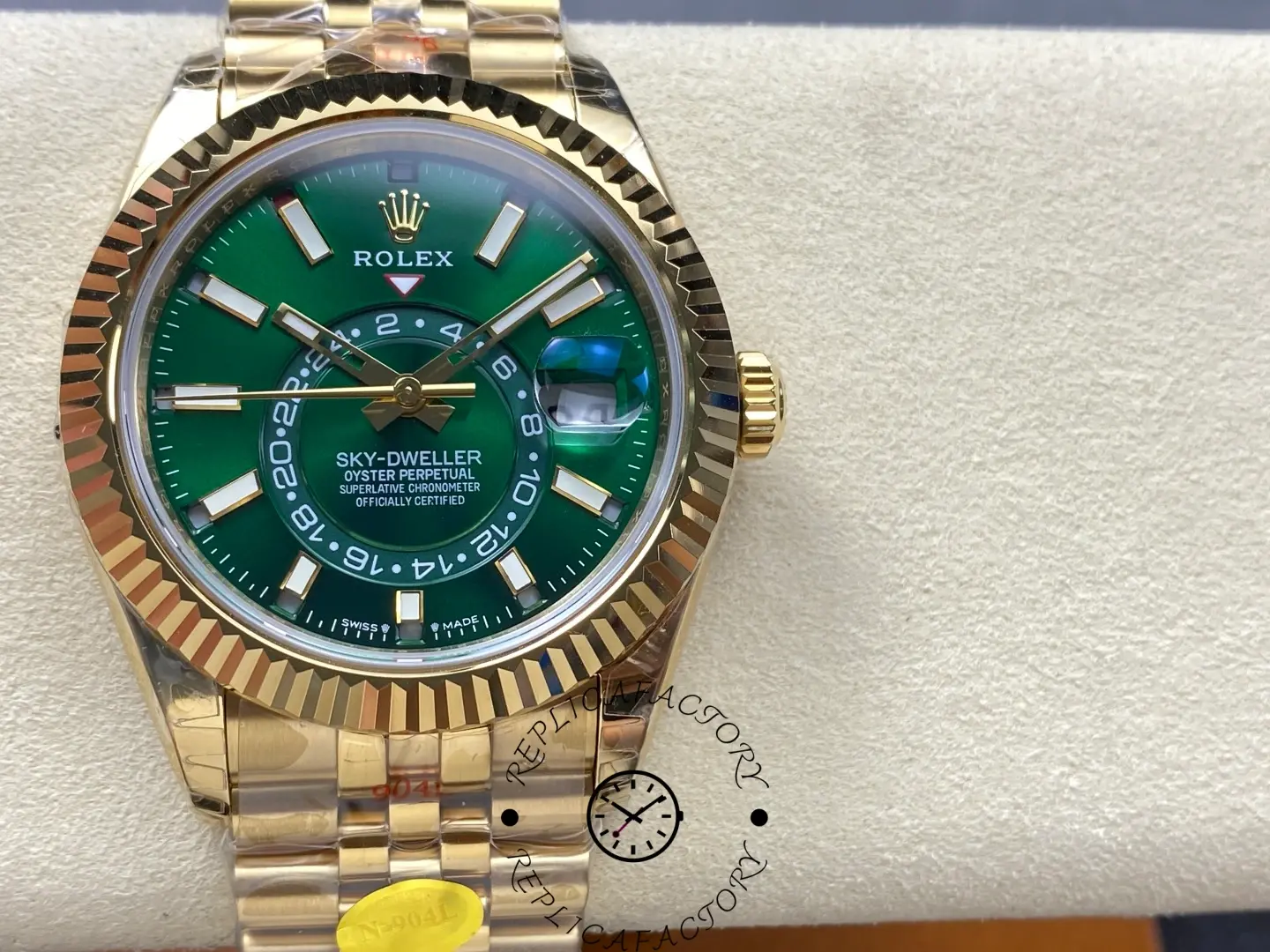 2025 Rolex Sky-Dweller m336938-0008 1:1 Clone Green Dial - QualitySwissReplica