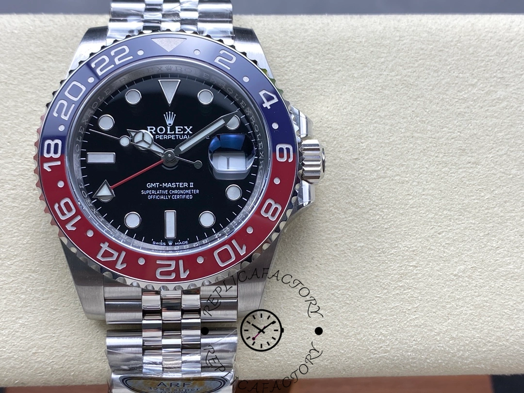 Rolex GMT-Master II 126710BLRO Stainless Steel Black Dial 40MM Mens Replica Watch - QualitySwissReplica