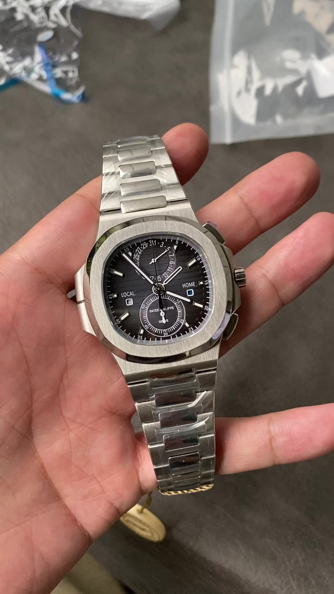 Patek Philippe Nautilus Stainless Steel Black Dial 5990 1A 011 - QualitySwissReplica