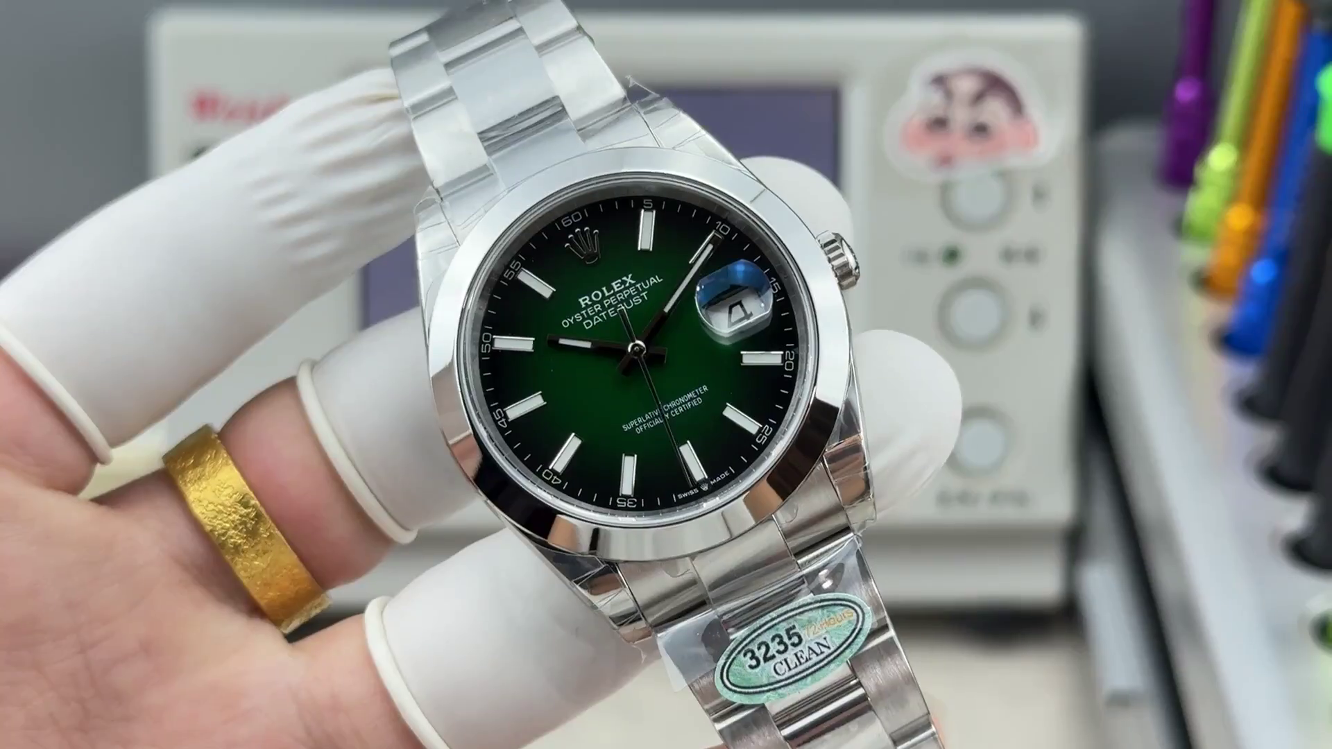 1:1 Rolex Datejust 126300 0025 41 Green Ombre Replica - QualitySwissReplica