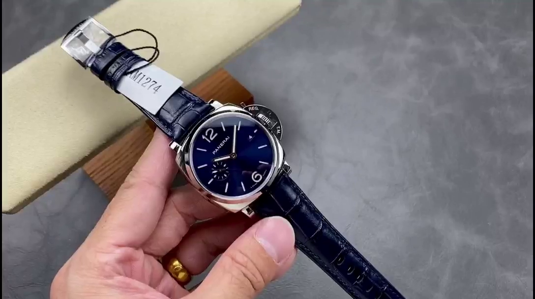 Panerai Luminor Due 904L Stainless Steel Blue Dial 42MM PAM01274 1:1 Clone - QualitySwissReplica