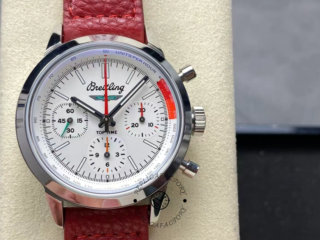 Breitling Premier B01 AB0176A71A1X1 1:1 Clone Chronograph 42mm White Dial - QualitySwissReplica