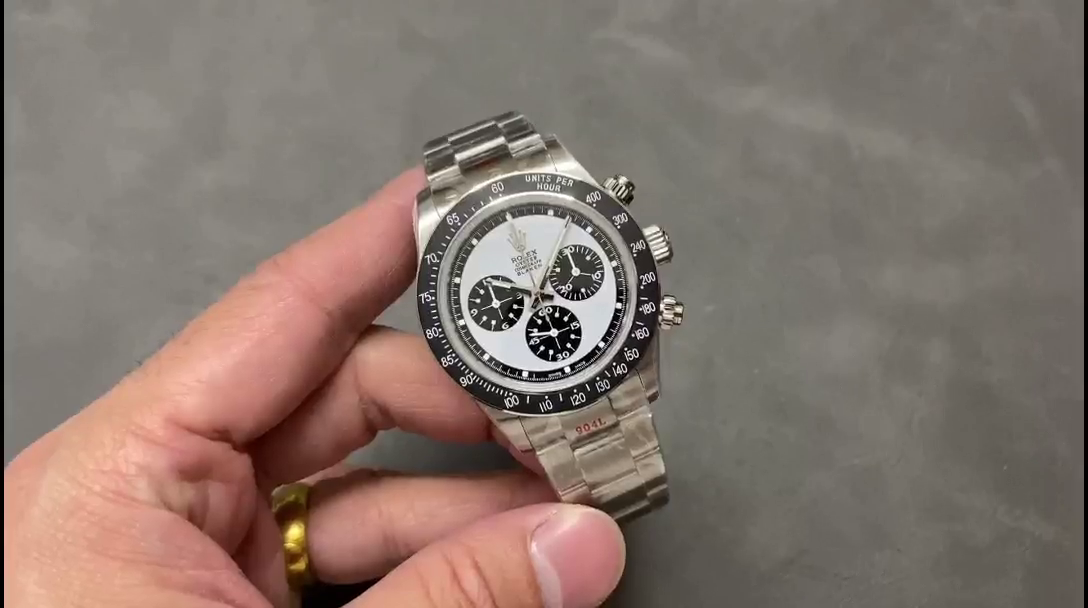 Rolex Daytona Cosmograph 6263 White Dial Stainless Steel Paul Newman Watch - QualitySwissReplica