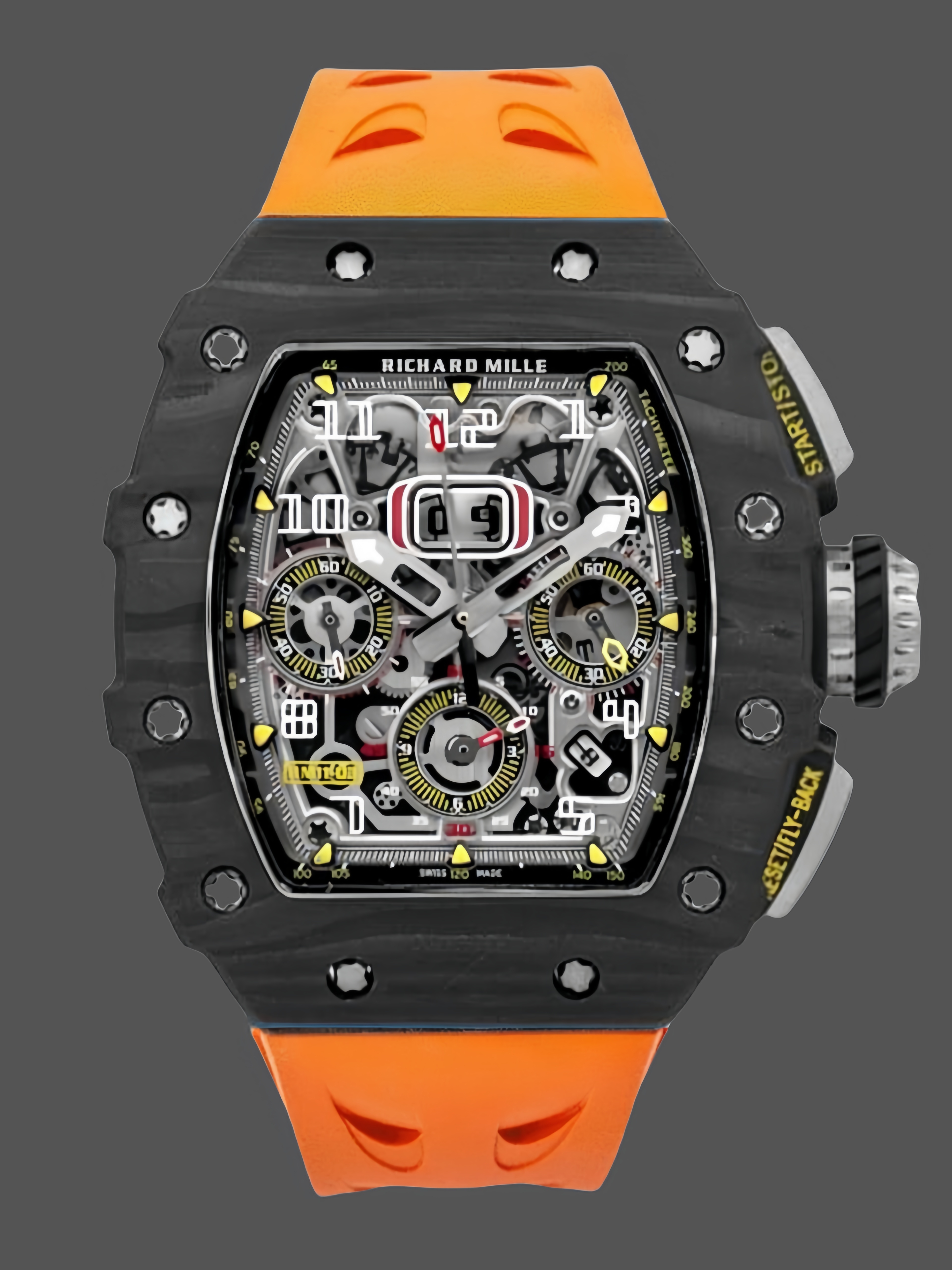 Richard Mille RM 11-03 Automatic Flyback Chronograph Orange Watch - QualitySwissReplica