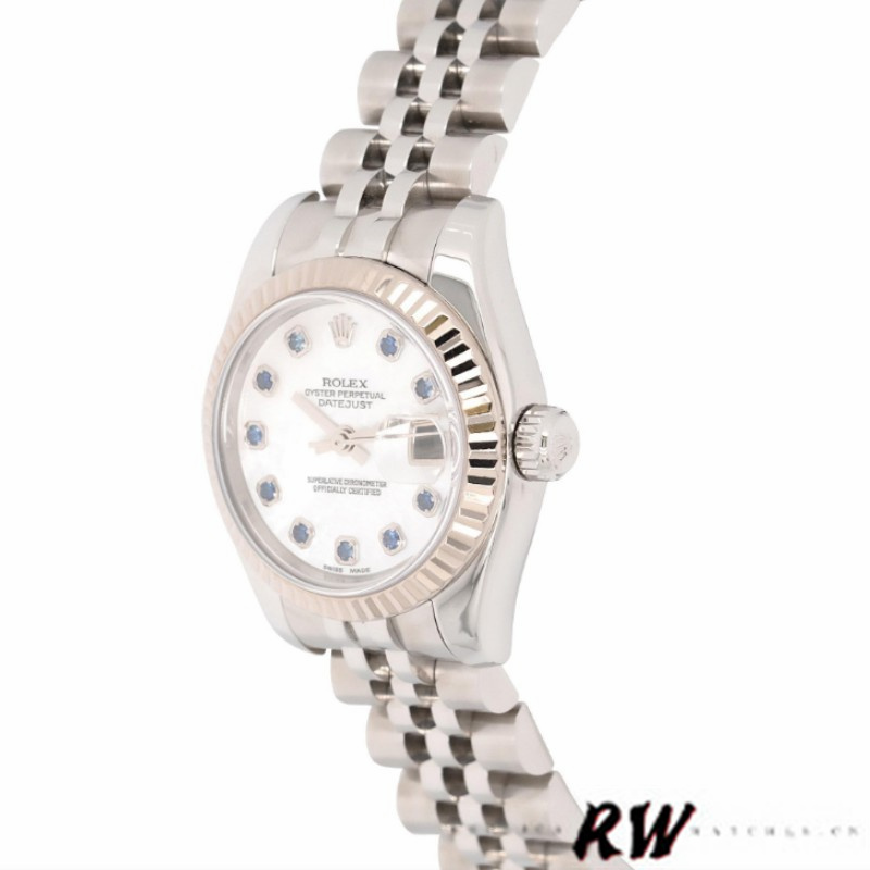 Rolex Datejust 179174 Mother of Pearl White Dial 26MM Lady Replica Watch - QualitySwissReplica