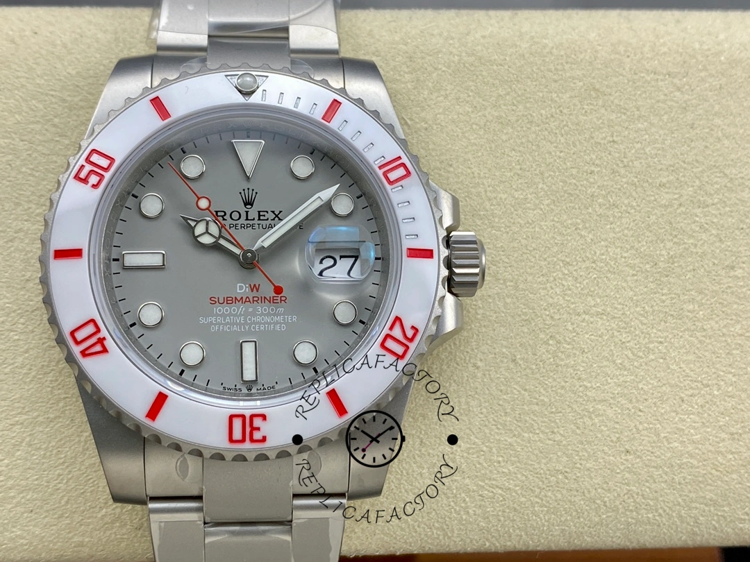 Rolex DIW Submariner Date Sandblasted  116610 Limited Edition Full 904L Grey Dial 40mm - QualitySwissReplica