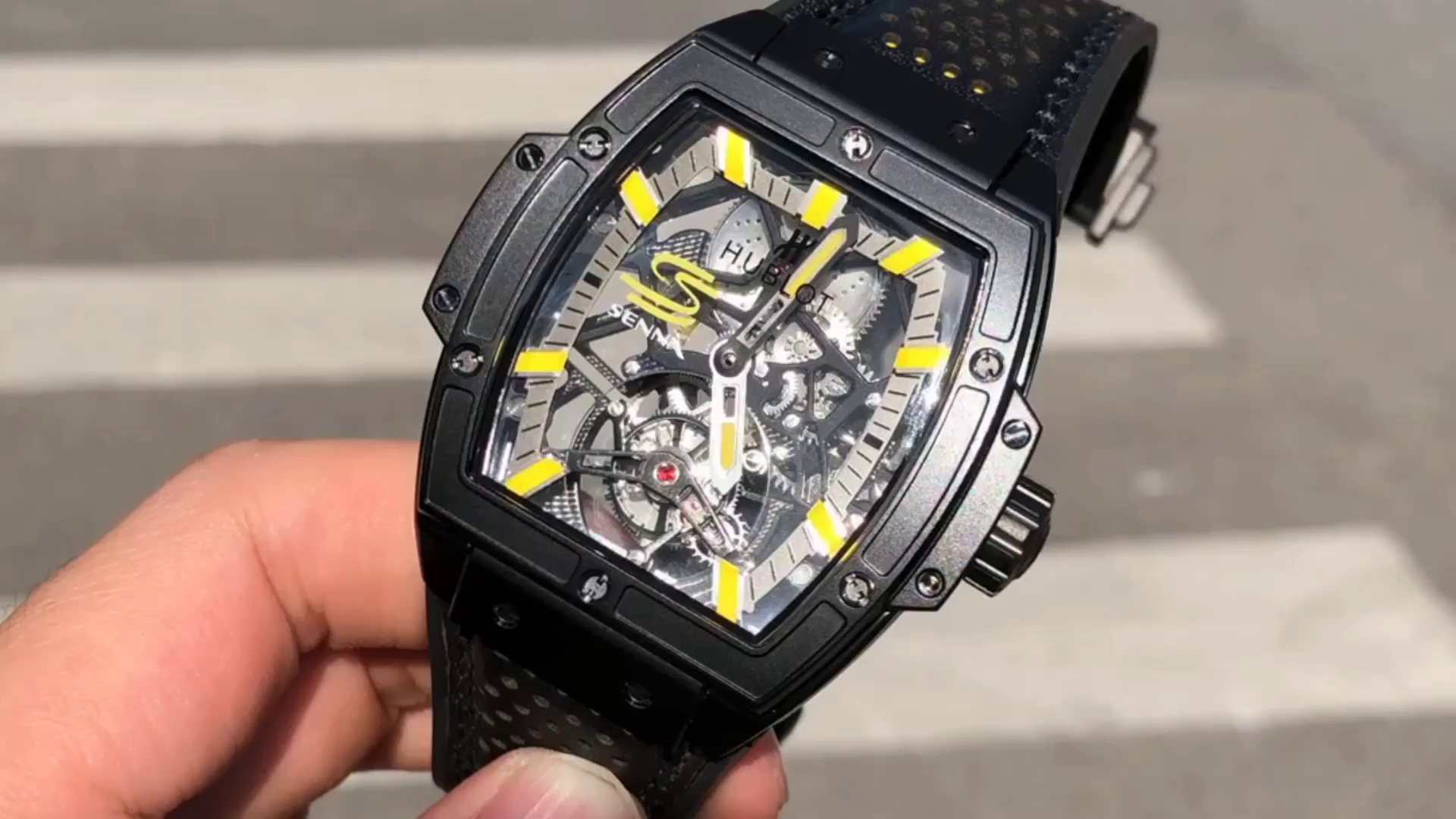 Hublot Masterpiece MP-06 Senna 906.ND.0129.VR.AES12 45mm - QualitySwissReplica