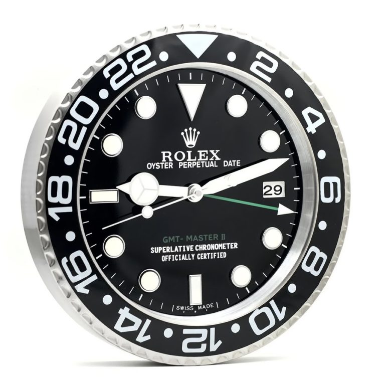Rolex GMT Master Black Wall Clock - QualitySwissReplica