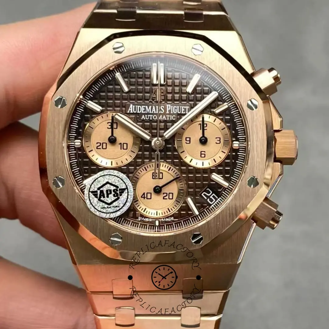 AP Royal Oak Chronograph Rose Gold 41mm 26239OR.OO.1220OR.02 Replica - QualitySwissReplica