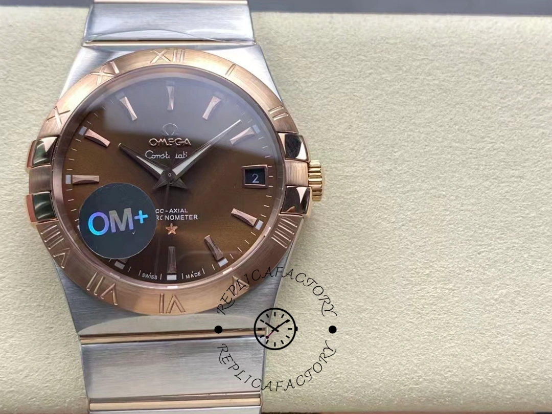 Omega Constellation Replica Automatic 123.20.38.21.13.001 38mm Mens Watch - QualitySwissReplica
