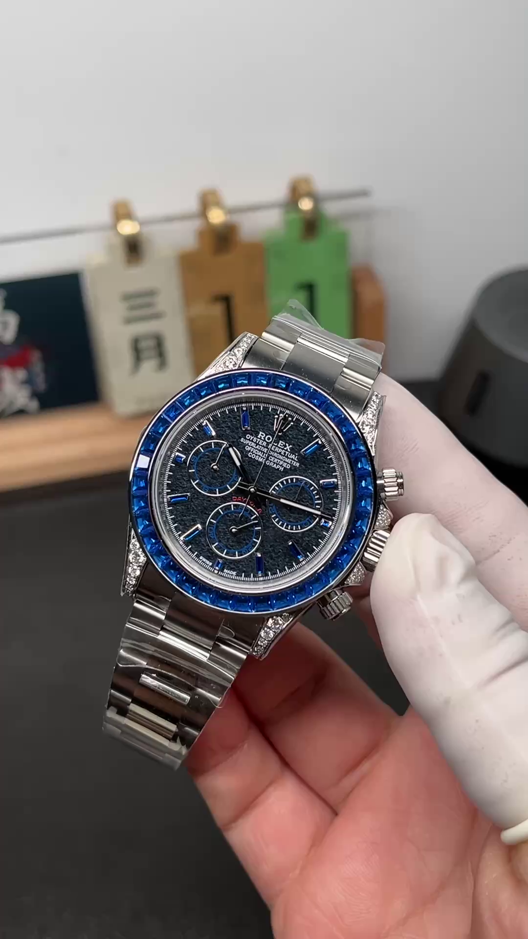 Rolex Daytona Replica 126599TSA Silver Sheen Obsidian Dial 40 Sapphire Bezel - QualitySwissReplica
