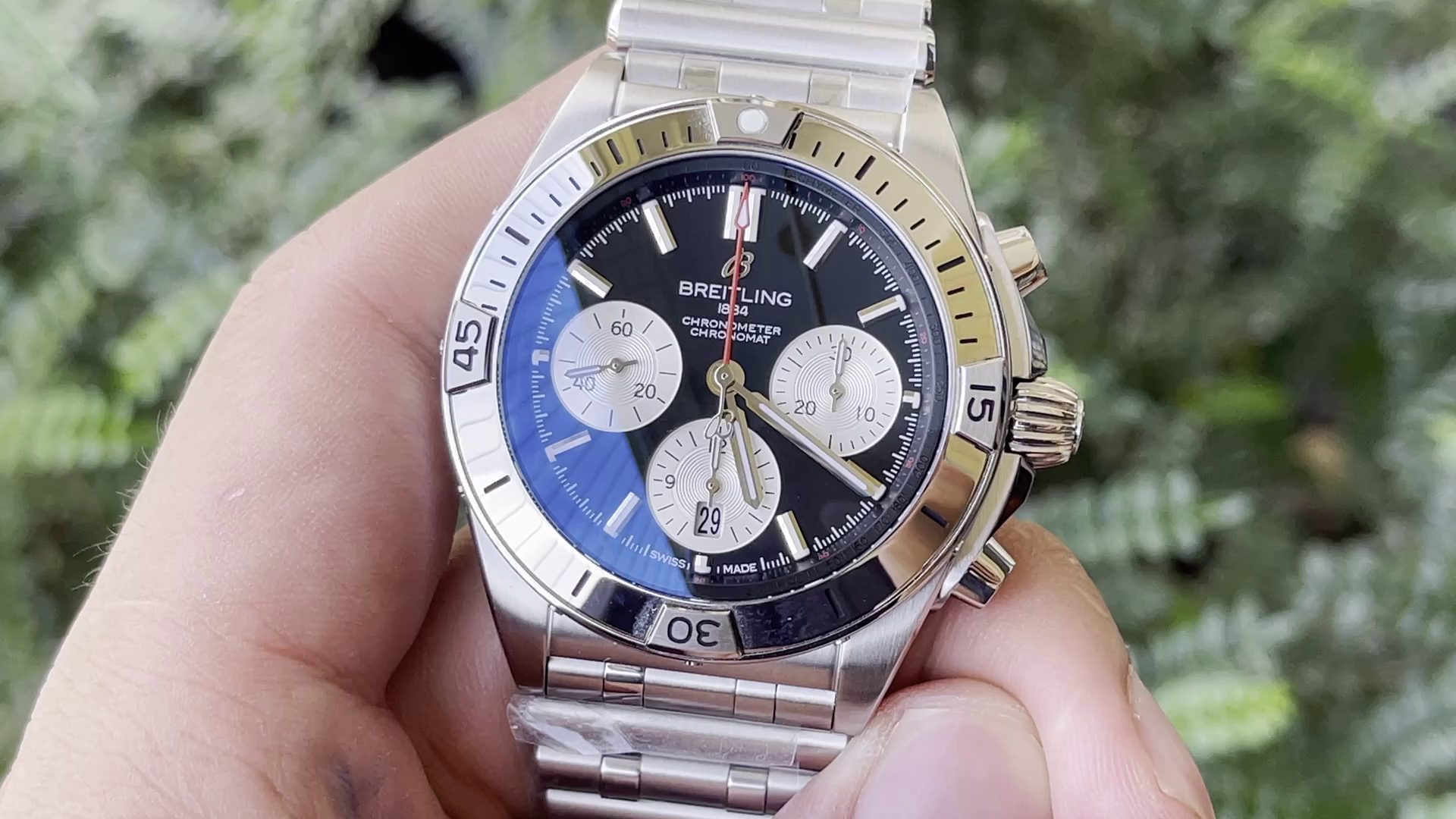 Breitling Chronomat B01 42 Black Dial AB0134101B1A1 Replica - QualitySwissReplica