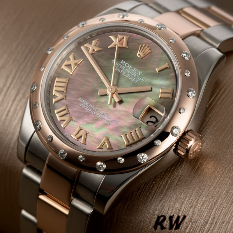 Rolex Datejust 178341 Black Mother of Pearl Dial 31MM Lady Replica Watch - QualitySwissReplica