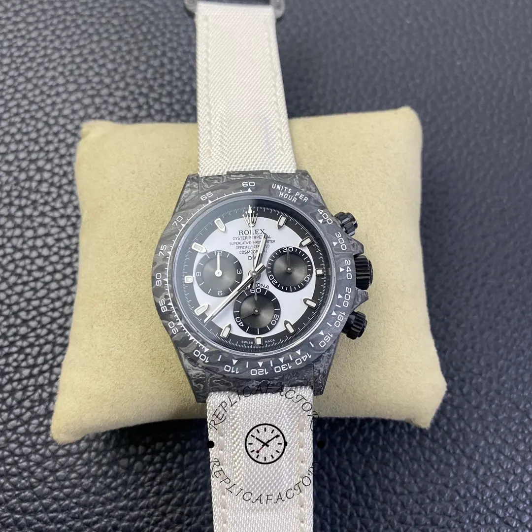 Rolex Daytona Cosmograph DIW Watch Factory Movement Designer 40 Carbonfiber - QualitySwissReplica
