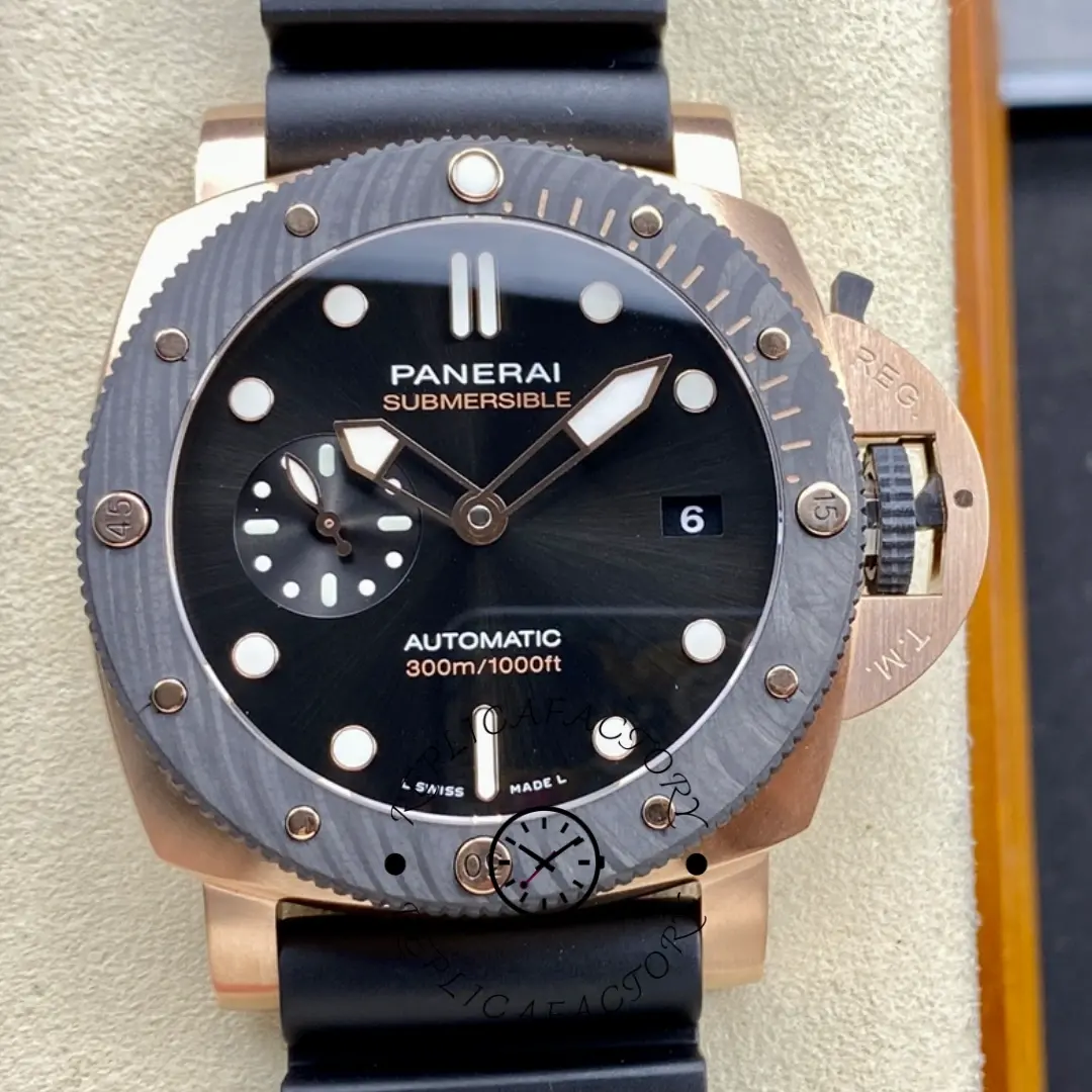 Panerai Luminor Submersible 3 Days Automatic 1:1 Clone PAM01070 Black Bronze Diver - QualitySwissReplica