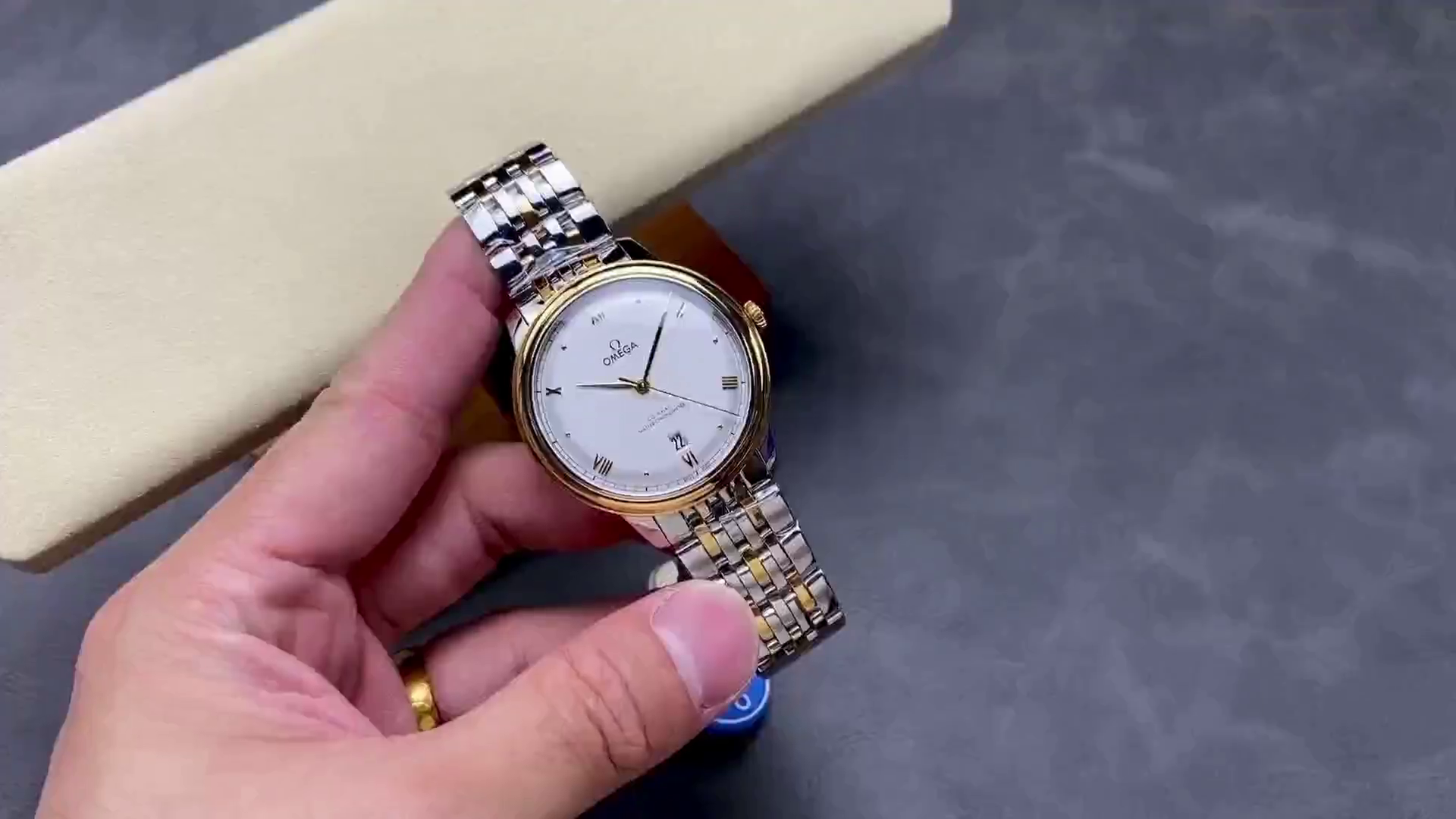 Omega De Ville Prestige Chronometer 434.20.40.20.02.002 Clone 40mm - QualitySwissReplica